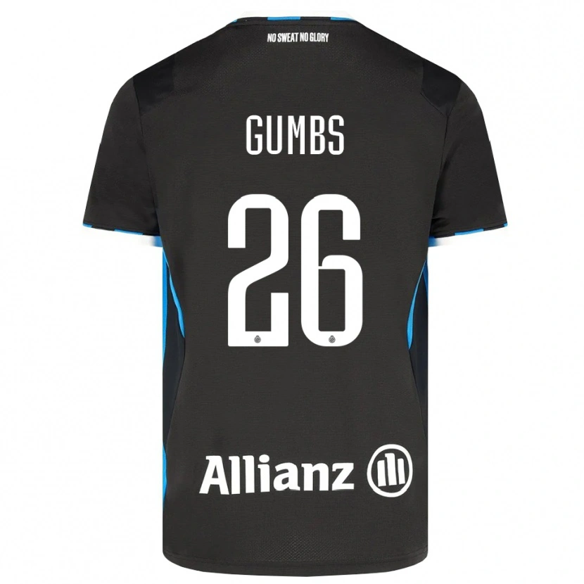 Danxen Dames Aisse Gumbs #26 Zwart Rood Blauw Thuisshirt Thuistenue 2026/27 T-Shirt België
