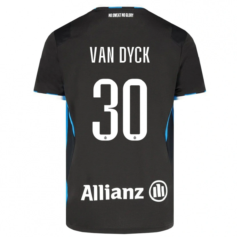 Danxen Dames Nell Van Dyck #30 Zwart Rood Blauw Thuisshirt Thuistenue 2026/27 T-Shirt België