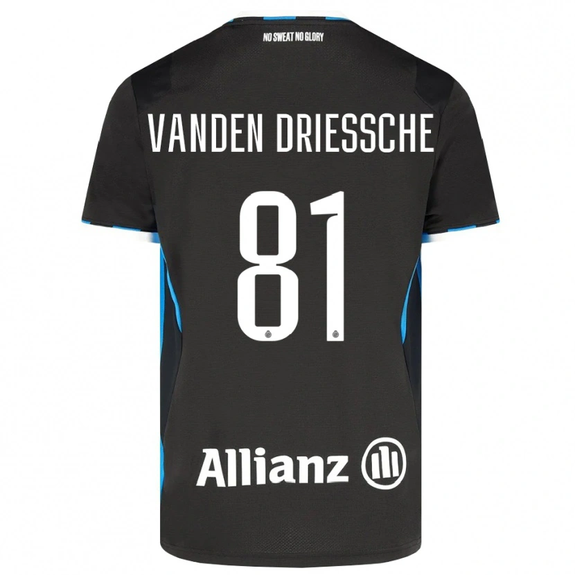 Danxen Dames Argus Vanden Driessche #81 Zwart Rood Blauw Thuisshirt Thuistenue 2026/27 T-Shirt België