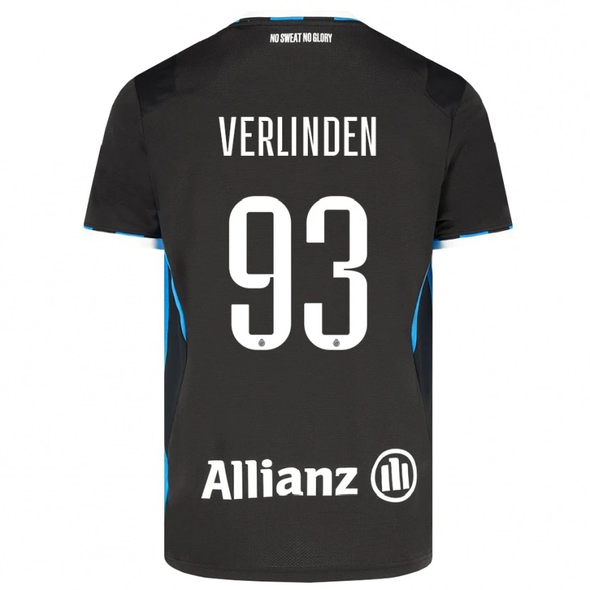 Danxen Dames Wout Verlinden #93 Zwart Rood Blauw Thuisshirt Thuistenue 2026/27 T-Shirt België