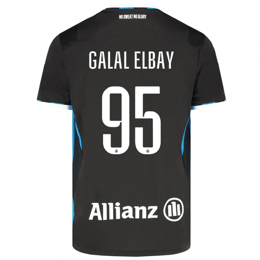 Danxen Dames Mohamed Galal Elbay #95 Zwart Rood Blauw Thuisshirt Thuistenue 2026/27 T-Shirt België