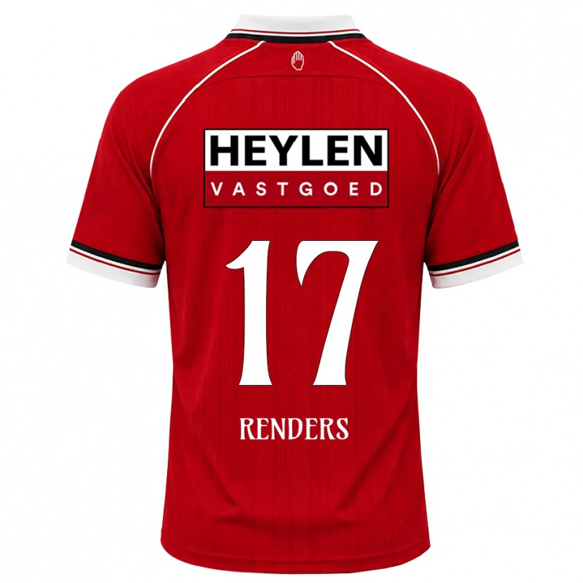 Danxen Dames Semm Renders #17 Rood Wit Zwart Thuisshirt Thuistenue 2026/27 T-Shirt België