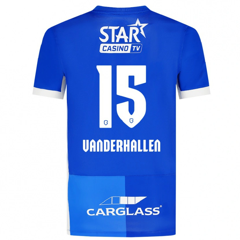 Danxen Dames Yari Vanderhallen #15 Mediumblauw Koninklijkblauw Wit Thuisshirt Thuistenue 2026/27 T-Shirt België