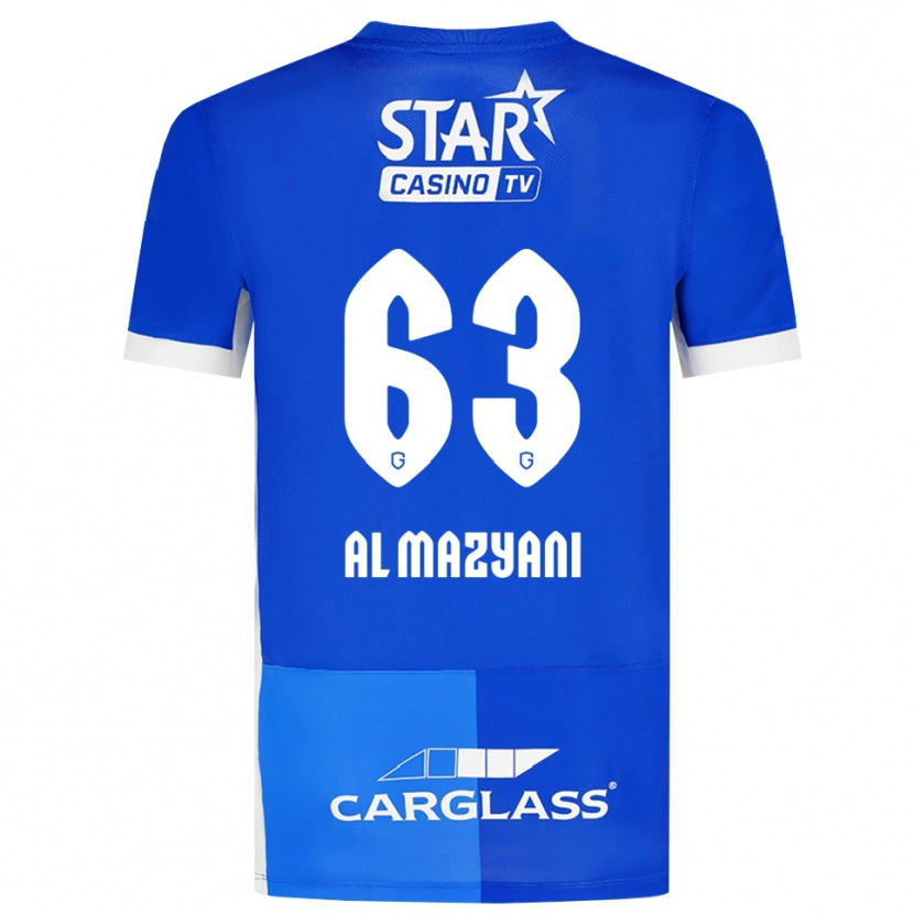 Danxen Dames Faissal Al Mazyani #63 Mediumblauw Koninklijkblauw Wit Thuisshirt Thuistenue 2026/27 T-Shirt België