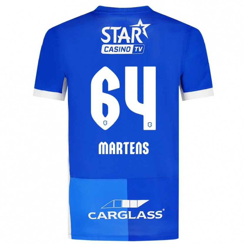 Danxen Dames Nolan Martens #64 Mediumblauw Koninklijkblauw Wit Thuisshirt Thuistenue 2026/27 T-Shirt België