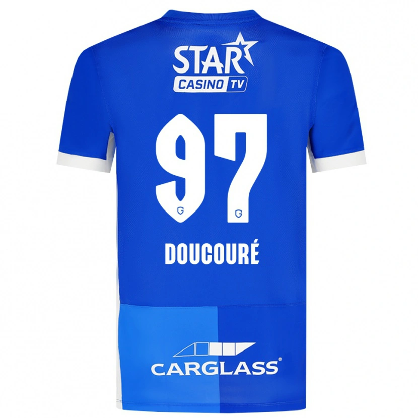 Danxen Dames Emile Doucouré #97 Mediumblauw Koninklijkblauw Wit Thuisshirt Thuistenue 2026/27 T-Shirt België