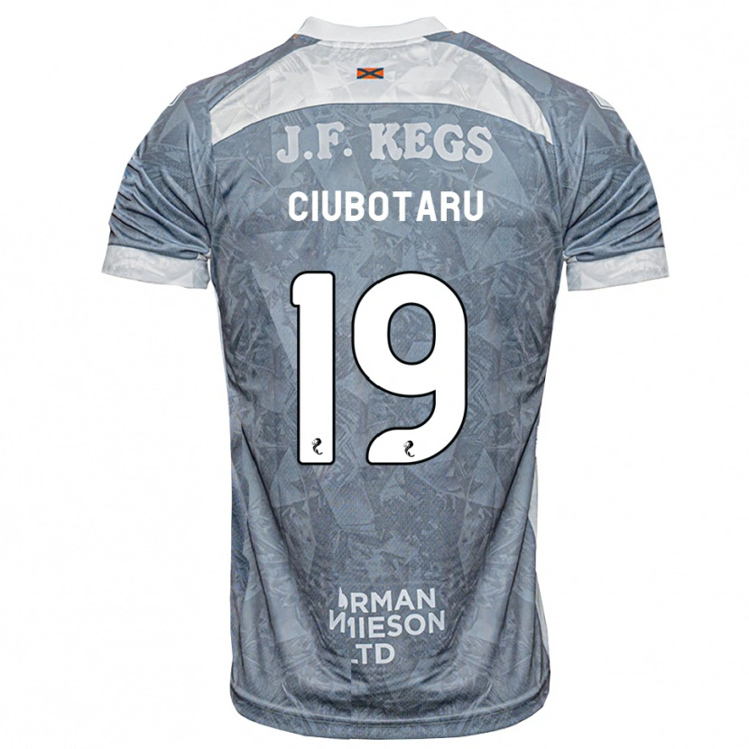 Danxen Dames Kevin Ciubotaru #19 Lichtleigrijs Uitshirt Uittenue 2026/27 T-Shirt België