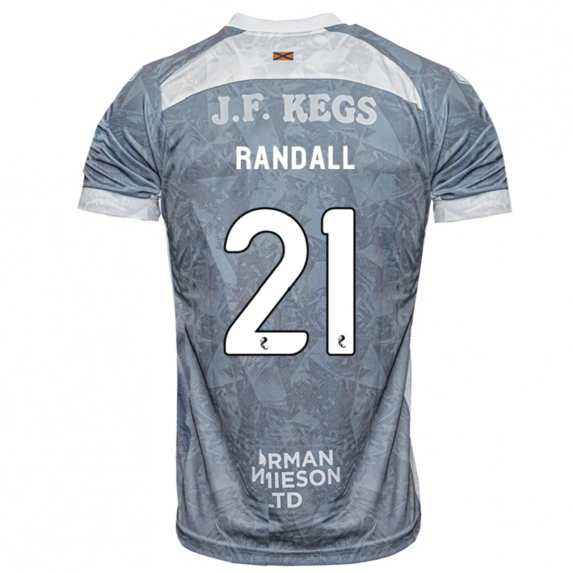 Danxen Dames Jesse Randall #21 Lichtleigrijs Uitshirt Uittenue 2026/27 T-Shirt België