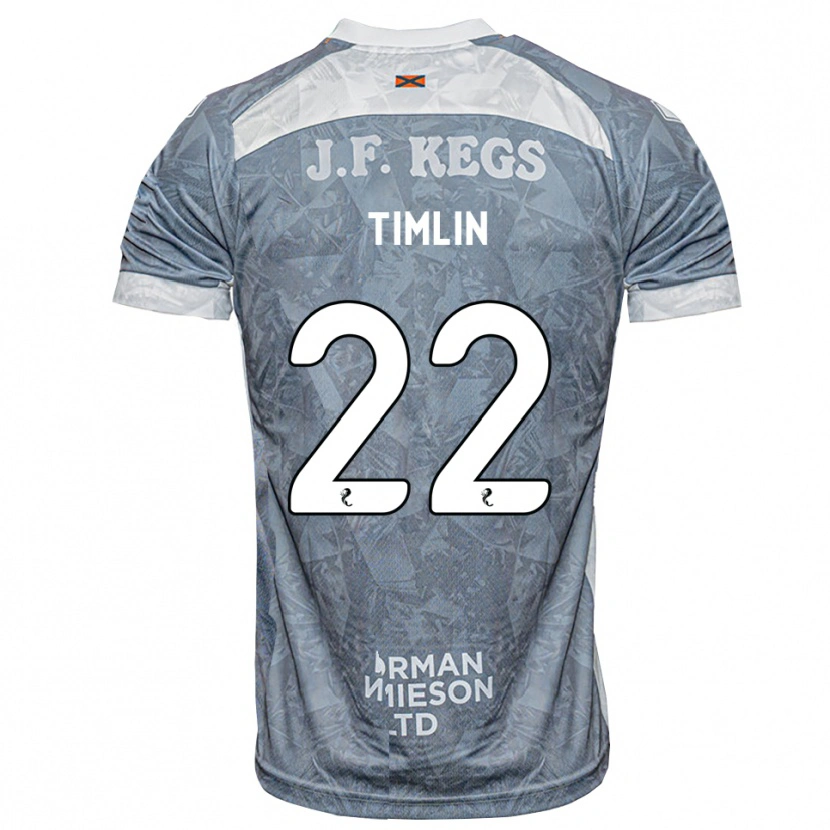 Danxen Dames Sophie Timlin #22 Lichtleigrijs Uitshirt Uittenue 2026/27 T-Shirt België