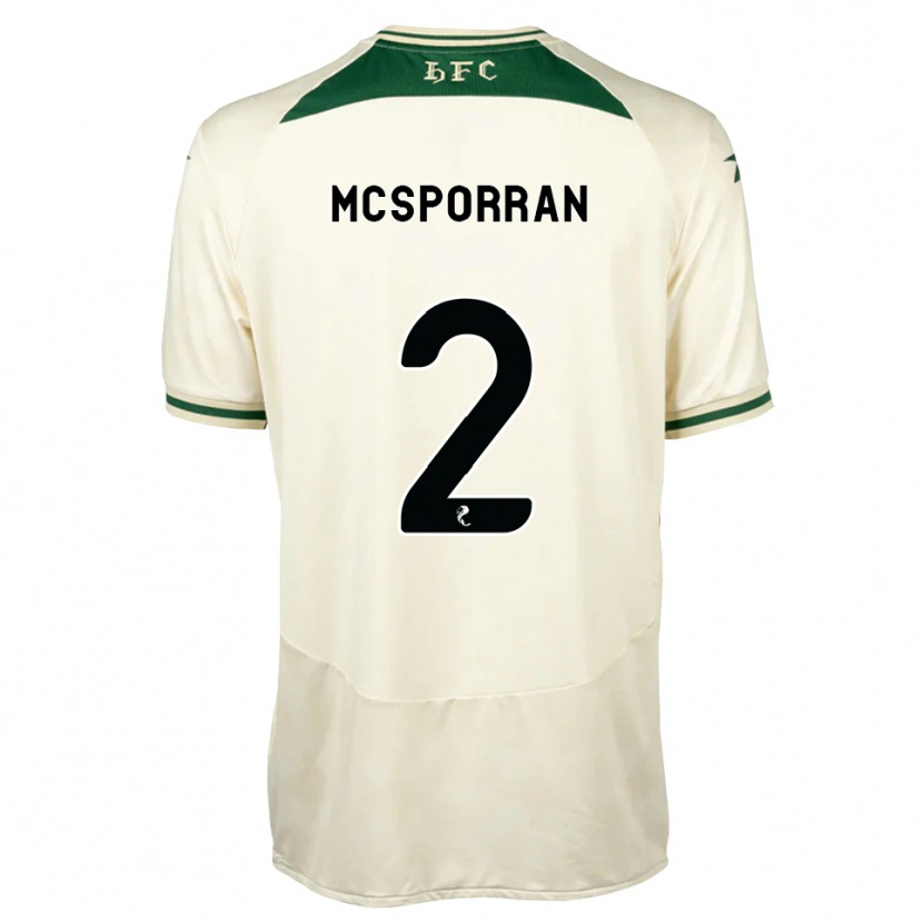 Danxen Dames Arran Mcsporran #2 Wit Bosgroen Uitshirt Uittenue 2026/27 T-Shirt België