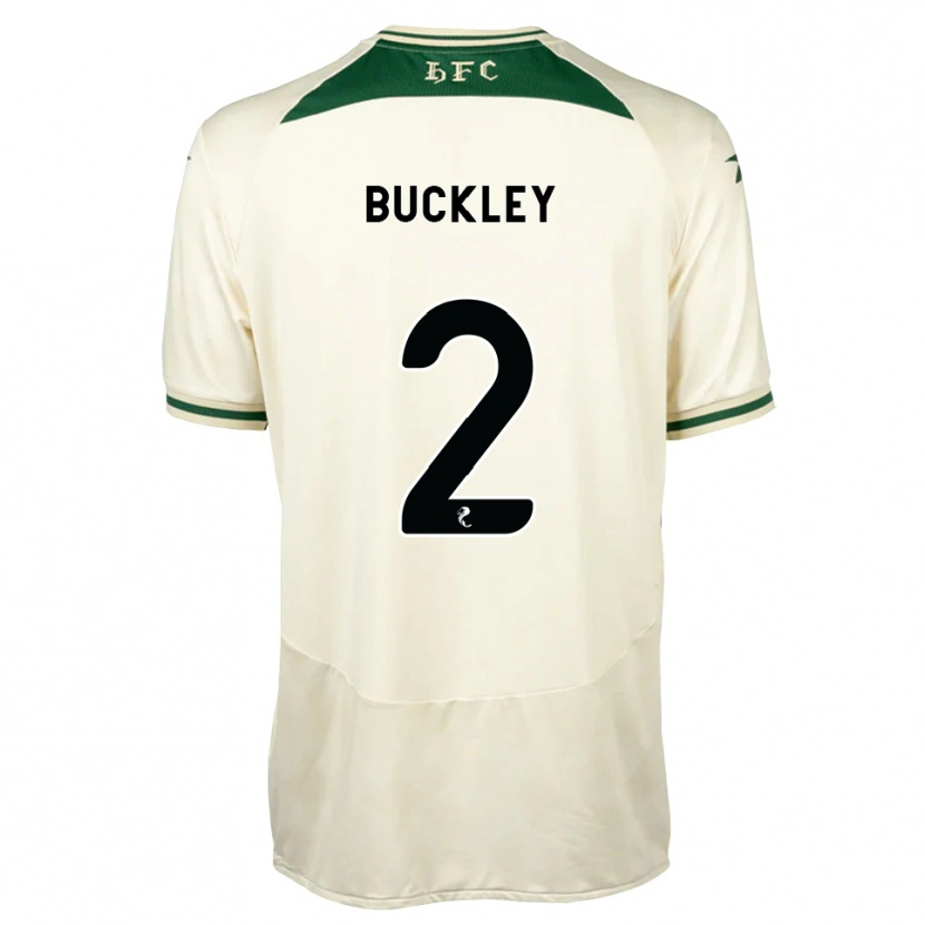 Danxen Dames Adam Buckley #2 Wit Bosgroen Uitshirt Uittenue 2026/27 T-Shirt België