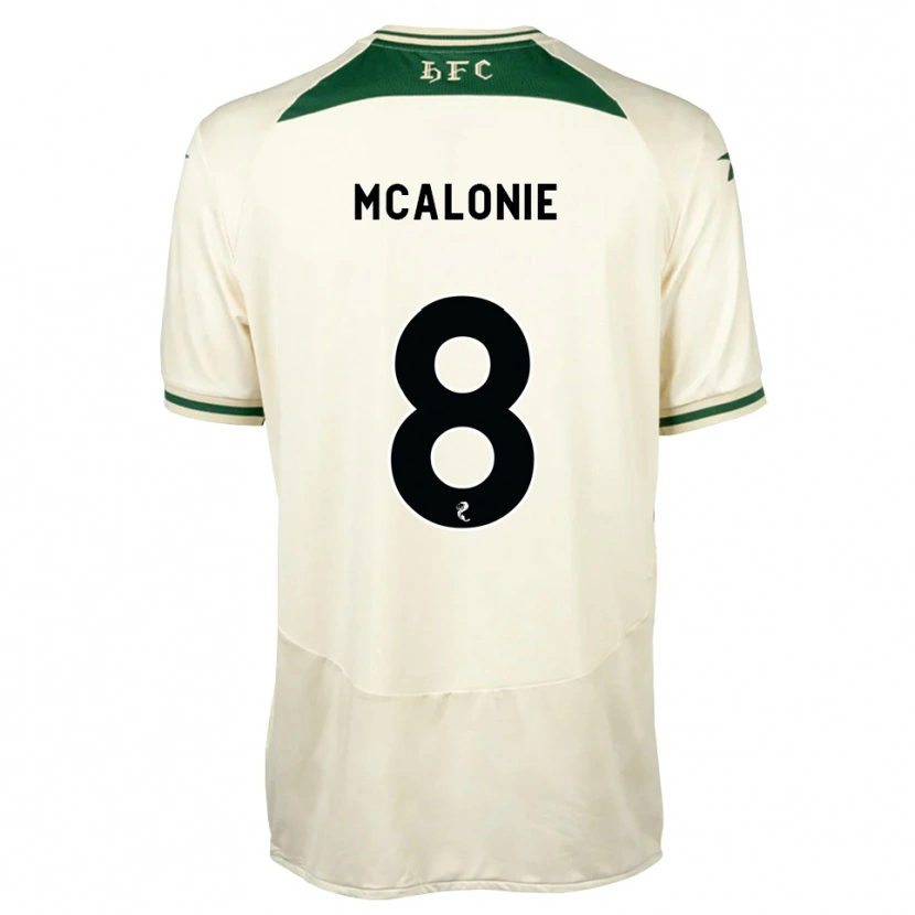Danxen Dames Michaela Mcalonie #8 Wit Bosgroen Uitshirt Uittenue 2026/27 T-Shirt België