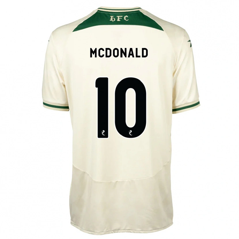 Danxen Dames Josh Mcdonald #10 Wit Bosgroen Uitshirt Uittenue 2026/27 T-Shirt België