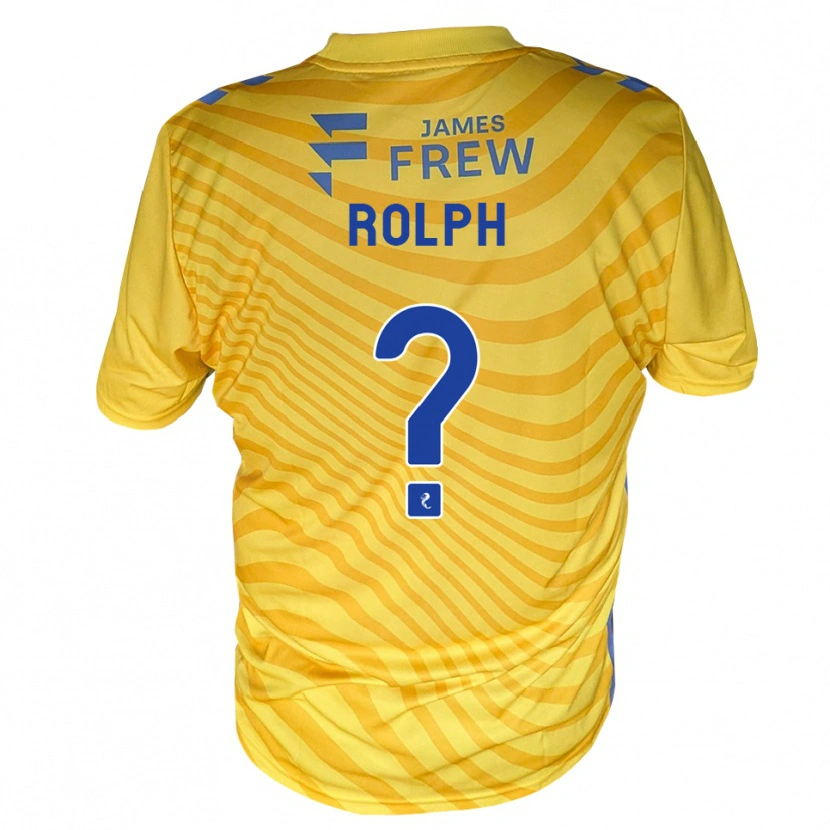 Danxen Dames Kirsten Rolph #0 Koningsblauw Geel Uitshirt Uittenue 2026/27 T-Shirt België