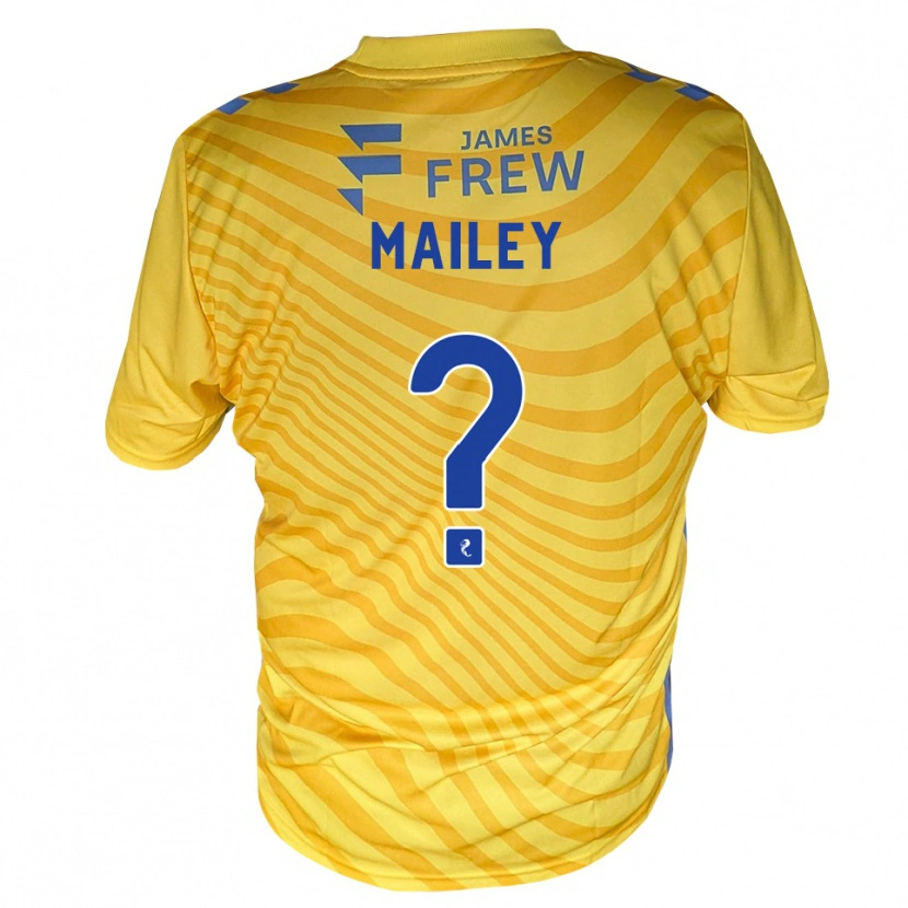 Danxen Dames Cara Mailey #0 Koningsblauw Geel Uitshirt Uittenue 2026/27 T-Shirt België