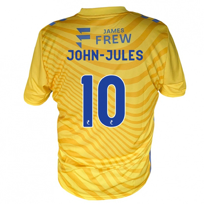 Danxen Dames Tyreece John-Jules #10 Koningsblauw Geel Uitshirt Uittenue 2026/27 T-Shirt België