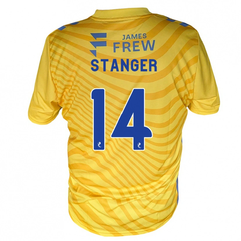 Danxen Dames George Stanger #14 Koningsblauw Geel Uitshirt Uittenue 2026/27 T-Shirt België