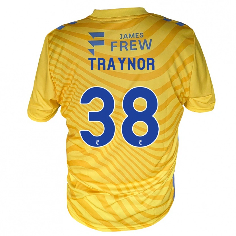 Danxen Dames Archie Traynor #38 Koningsblauw Geel Uitshirt Uittenue 2026/27 T-Shirt België