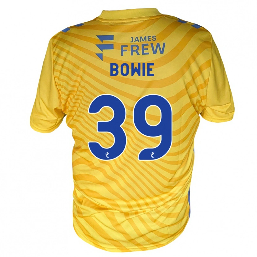Danxen Dames Euan Bowie #39 Koningsblauw Geel Uitshirt Uittenue 2026/27 T-Shirt België