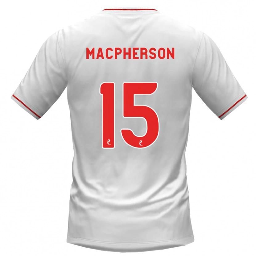 Danxen Dames Cammy Macpherson #15 Wit Rood Uitshirt Uittenue 2026/27 T-Shirt België