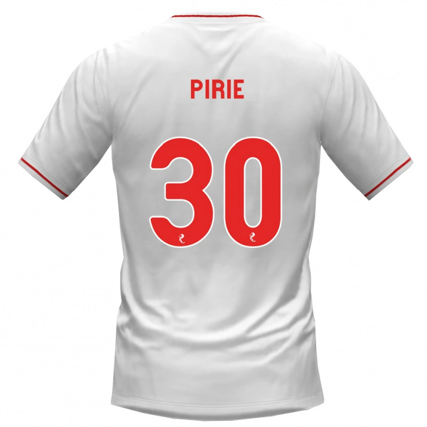 Danxen Dames Rachel Pirie #30 Wit Rood Uitshirt Uittenue 2026/27 T-Shirt België