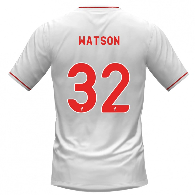 Danxen Dames Ashley Watson #32 Wit Rood Uitshirt Uittenue 2026/27 T-Shirt België