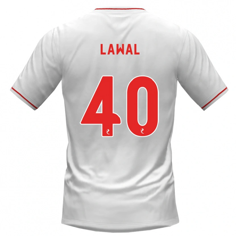 Danxen Dames Samson Lawal #40 Wit Rood Uitshirt Uittenue 2026/27 T-Shirt België