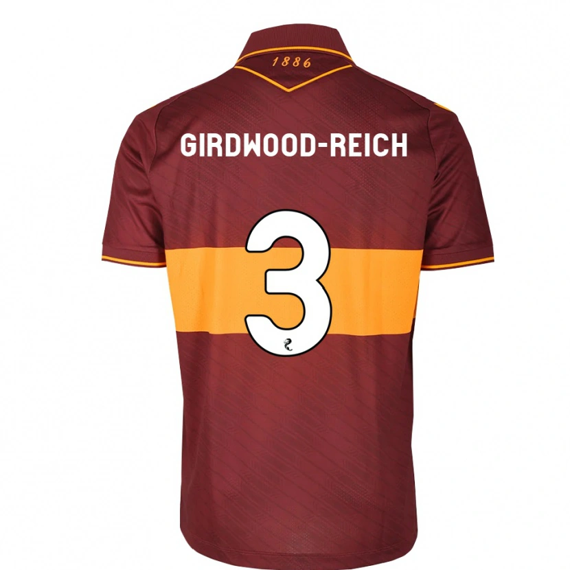 Danxen Dames Jake Girdwood-Reich #3 Oranje Kastanjebruin Uitshirt Uittenue 2026/27 T-Shirt België