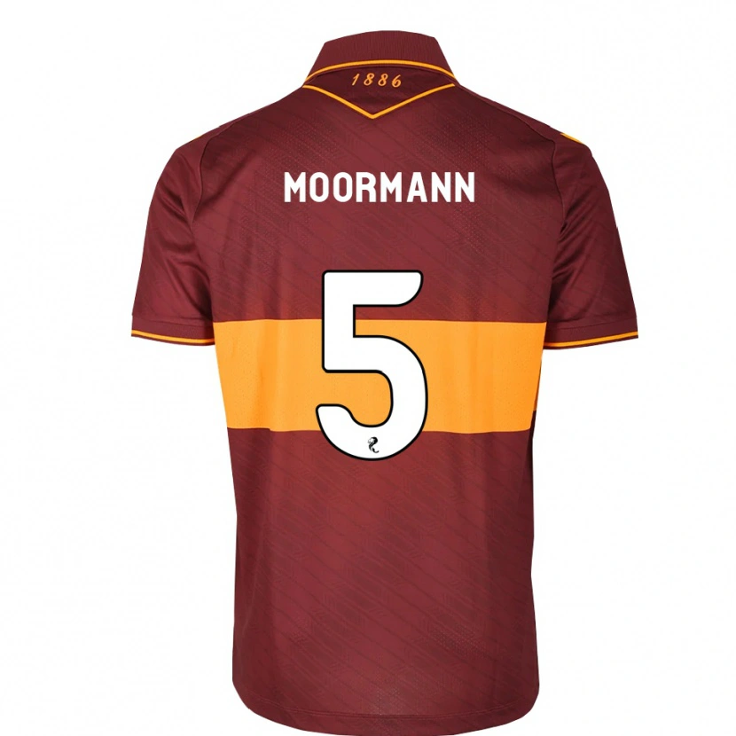 Danxen Dames Martin Moormann #5 Oranje Kastanjebruin Uitshirt Uittenue 2026/27 T-Shirt België