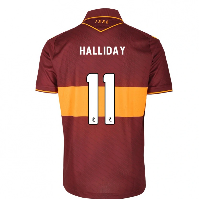 Danxen Dames Andy Halliday #11 Oranje Kastanjebruin Uitshirt Uittenue 2026/27 T-Shirt België