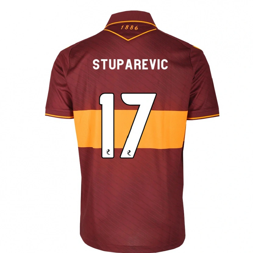 Danxen Dames Filip Stuparevic #17 Oranje Kastanjebruin Uitshirt Uittenue 2026/27 T-Shirt België