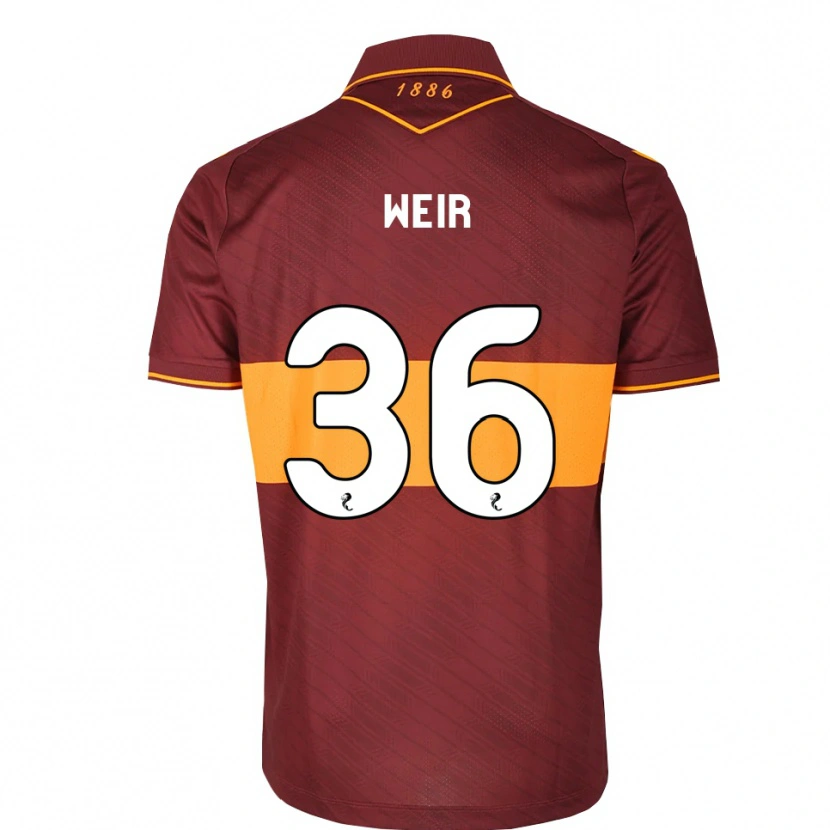 Danxen Dames Lucas Weir #36 Oranje Kastanjebruin Uitshirt Uittenue 2026/27 T-Shirt België