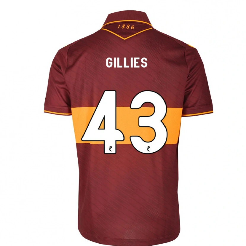 Danxen Dames Jay Gillies #43 Oranje Kastanjebruin Uitshirt Uittenue 2026/27 T-Shirt België