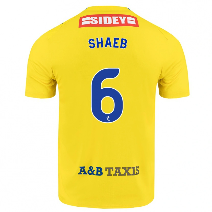 Danxen Dames Adam Shaeb #6 Geel Blauw Zwart Uitshirt Uittenue 2026/27 T-Shirt België