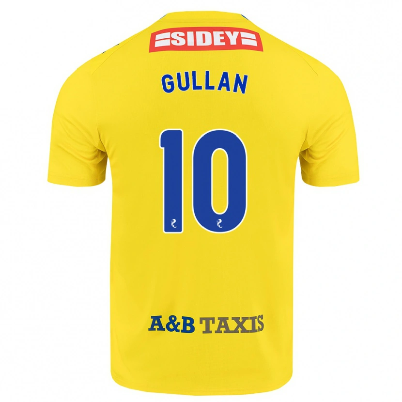 Danxen Dames Jamie Gullan #10 Geel Blauw Zwart Uitshirt Uittenue 2026/27 T-Shirt België