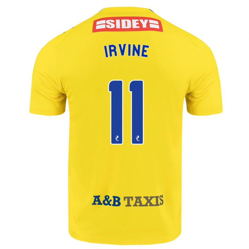 Danxen Dames Niamh Irvine #11 Geel Blauw Zwart Uitshirt Uittenue 2026/27 T-Shirt België