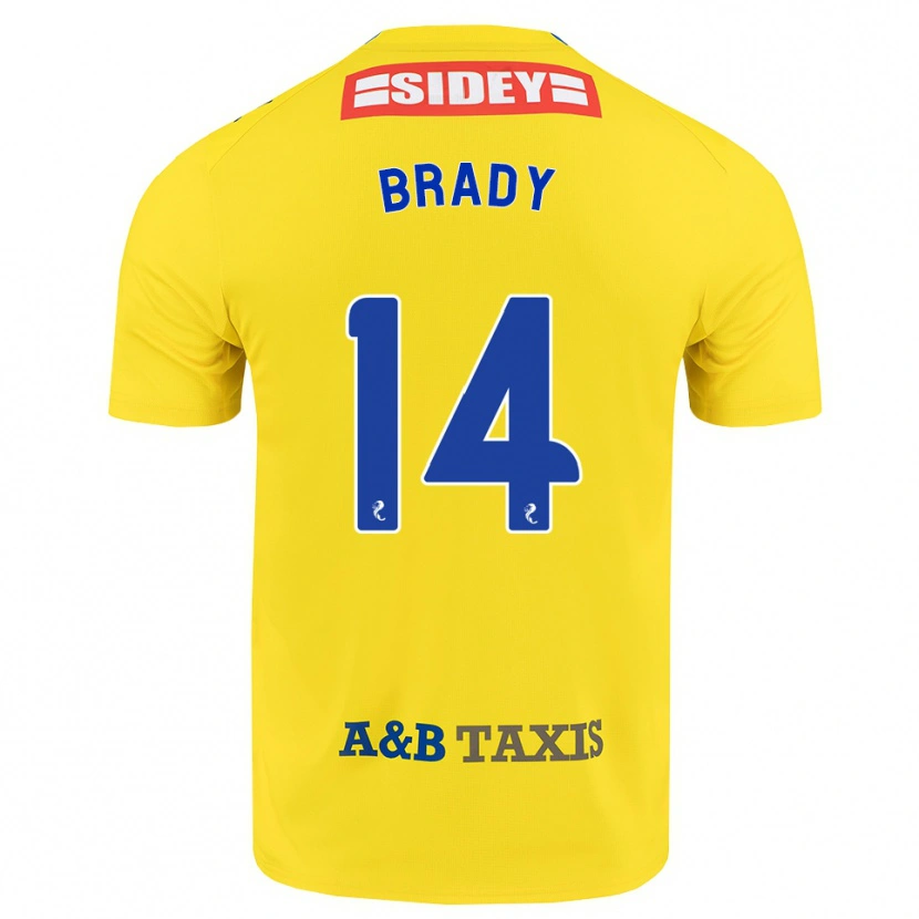 Danxen Dames Scarlett Brady #14 Geel Blauw Zwart Uitshirt Uittenue 2026/27 T-Shirt België