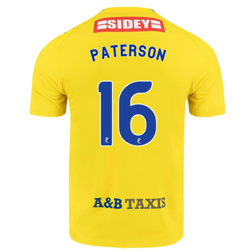Danxen Dames Megan Paterson #16 Geel Blauw Zwart Uitshirt Uittenue 2026/27 T-Shirt België