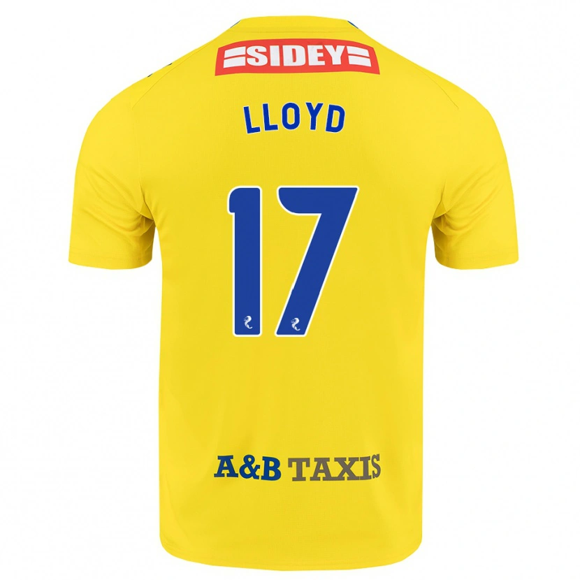 Danxen Dames Louis Lloyd #17 Geel Blauw Zwart Uitshirt Uittenue 2026/27 T-Shirt België