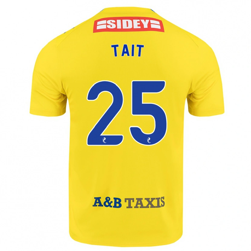 Danxen Dames Macaulay Tait #25 Geel Blauw Zwart Uitshirt Uittenue 2026/27 T-Shirt België