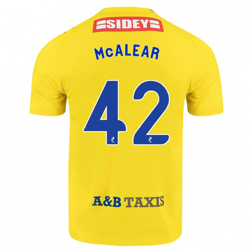 Danxen Dames Reece Mcalear #42 Geel Blauw Zwart Uitshirt Uittenue 2026/27 T-Shirt België
