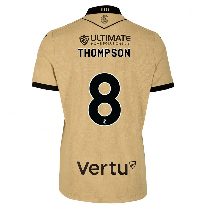 Danxen Dames Struan Thompson #8 Burlywood Zwart Uitshirt Uittenue 2026/27 T-Shirt België