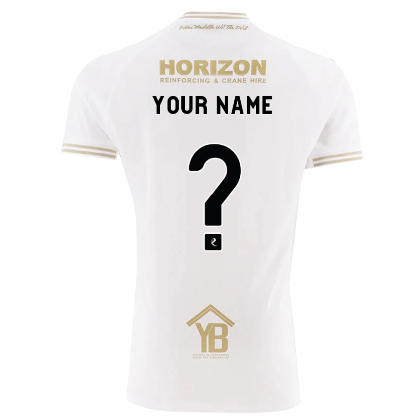 Danxen Dames Uw Naam #0 Tarwe Wit Uitshirt Uittenue 2026/27 T-Shirt België