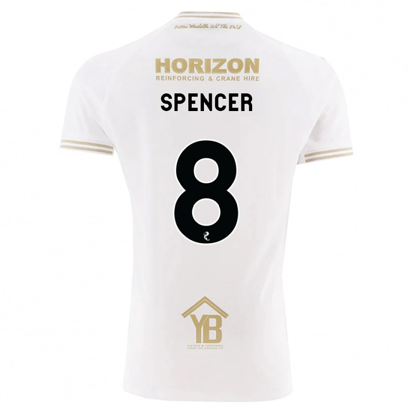 Danxen Dames Brad Spencer #8 Tarwe Wit Uitshirt Uittenue 2026/27 T-Shirt België