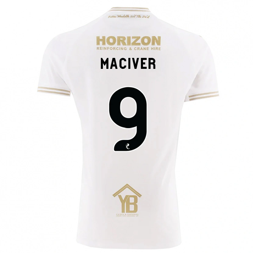 Danxen Dames Ross Maciver #9 Tarwe Wit Uitshirt Uittenue 2026/27 T-Shirt België