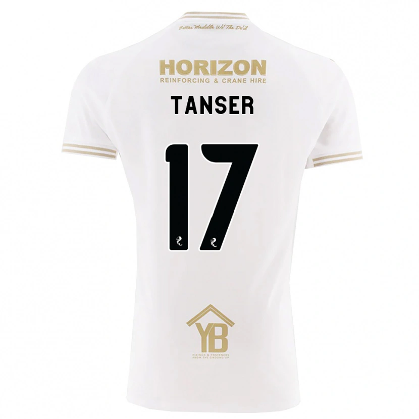 Danxen Dames Scott Tanser #17 Tarwe Wit Uitshirt Uittenue 2026/27 T-Shirt België