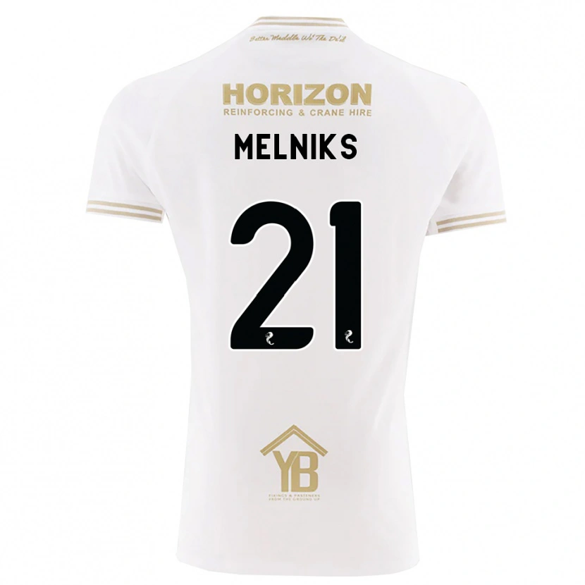 Danxen Dames Deniss Melniks #21 Tarwe Wit Uitshirt Uittenue 2026/27 T-Shirt België