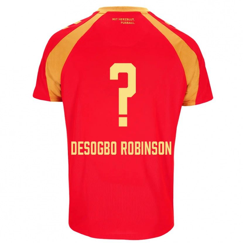 Danxen Dames Jermaine Desogbo Robinson #0 Rood Oranje Zwart Uitshirt Uittenue 2026/27 T-Shirt België