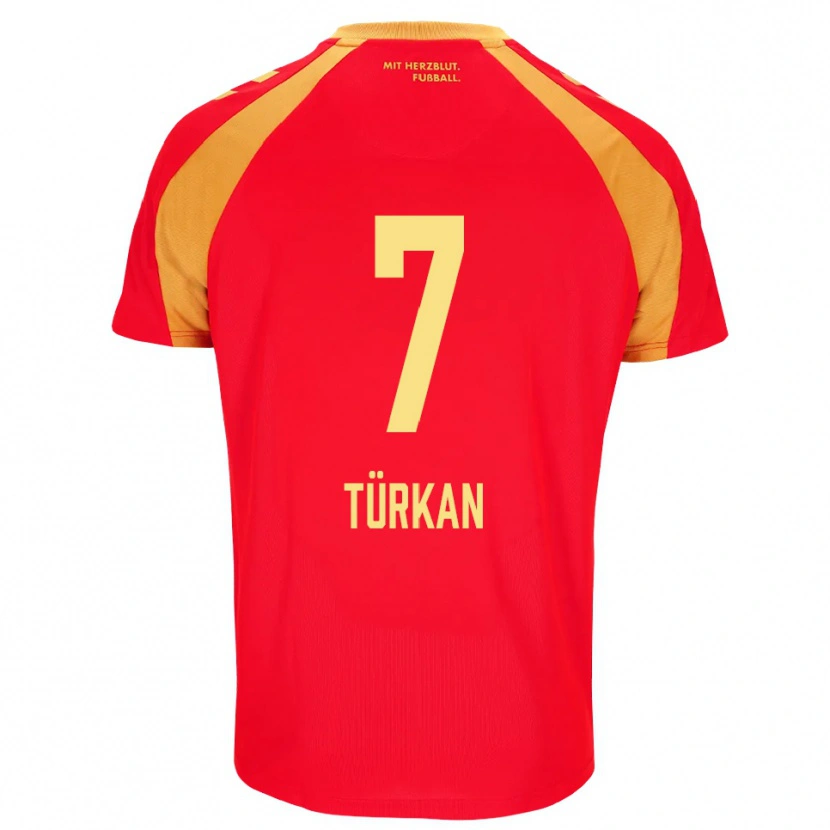 Danxen Dames Semih Türkan #7 Rood Oranje Zwart Uitshirt Uittenue 2026/27 T-Shirt België