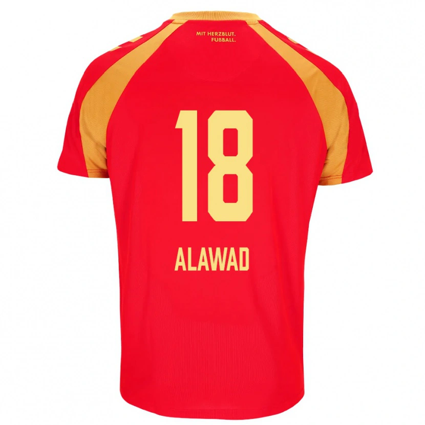 Danxen Dames Ali Alawad #18 Rood Oranje Zwart Uitshirt Uittenue 2026/27 T-Shirt België